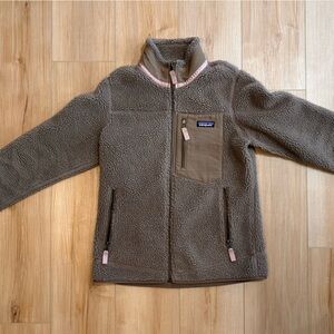 Patagonia Women's Classic Retro-X Fleece Jacket Size Small in Furry Taupe